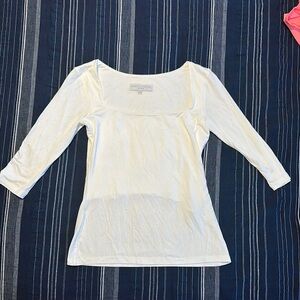 Women's White 3/4 Sleeve Blouse